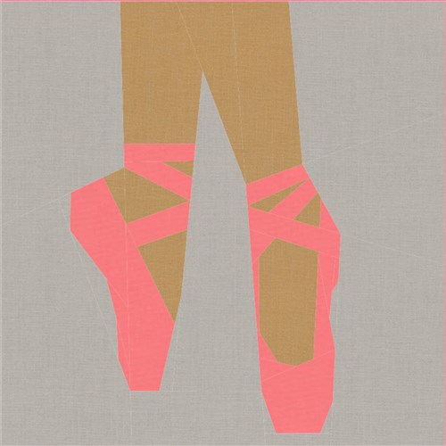 En Pointe Ballet  Quilt Block  FPP Pattern