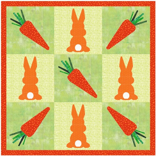 Carrot Quilt Block  FPP Pattern