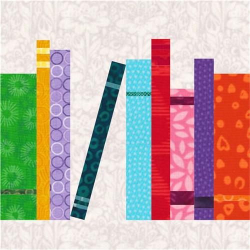 Love to Read Books  Quilt Block  FPP Pattern