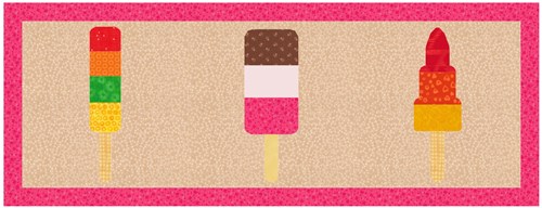 Retro Ice Lollies  Quilt Block  FPP Pattern  Patterns in