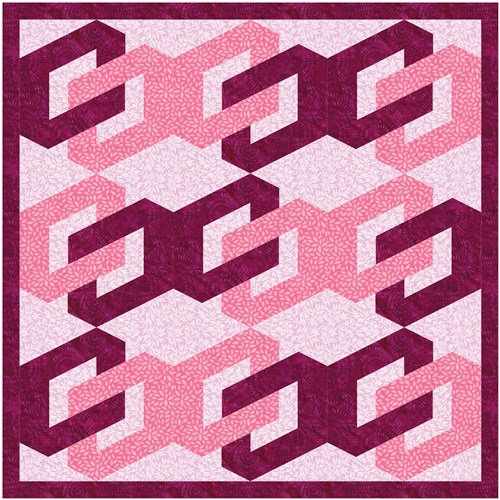 Chainlink  Quilt Block  FPP Pattern