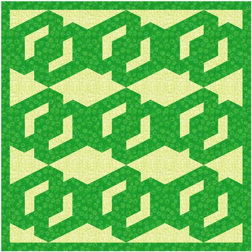 Chainlink  Quilt Block  FPP Pattern