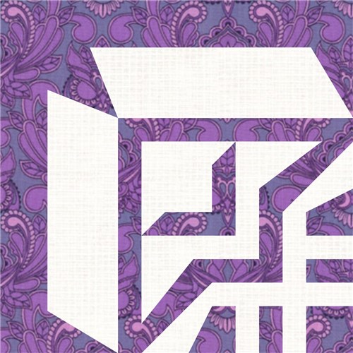 Greek Tiles  Quilt Block  FPP Pattern