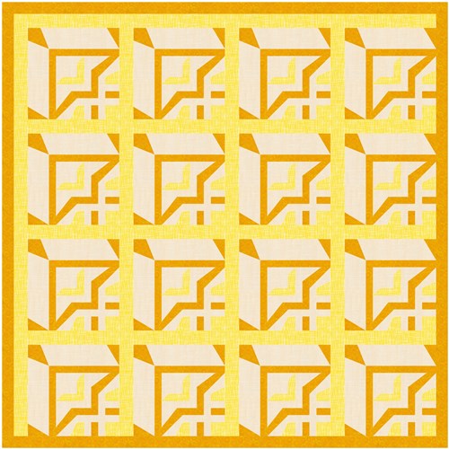 Greek Tiles  Quilt Block  FPP Pattern