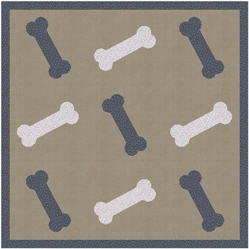 Give a Dog a B. Quilt Block