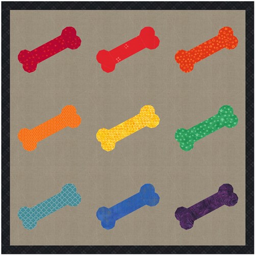 Give a Dog a B. Quilt Block