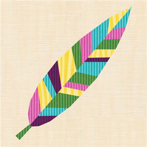Light as a Feather  Quilt Block  FPP Pattern
