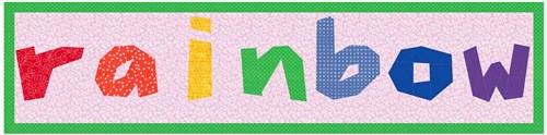 Funky Lowercase Alphabet  Quilt Block  FPP Pattern