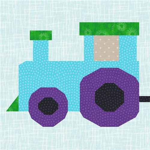 Choo Choo Train  Quilt Block  Patterns each in