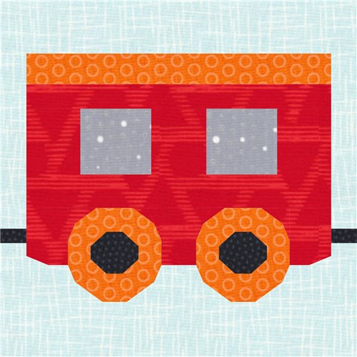 Choo Choo Train  Quilt Block  Patterns each in