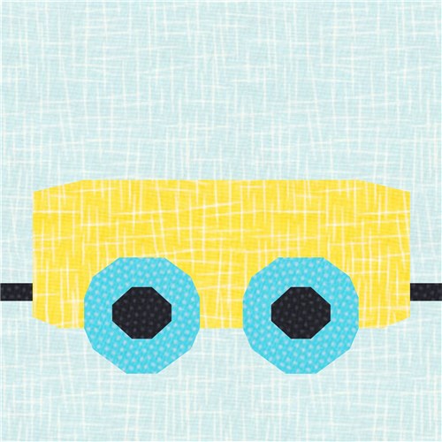 Choo Choo Train  Quilt Block  Patterns each in