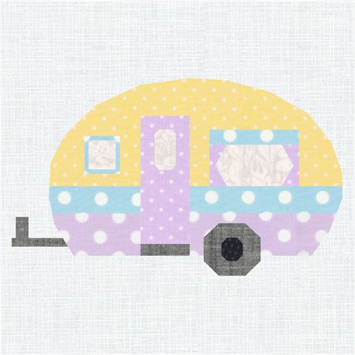 Caravan of Love  Quilt Block  FPP Pattern