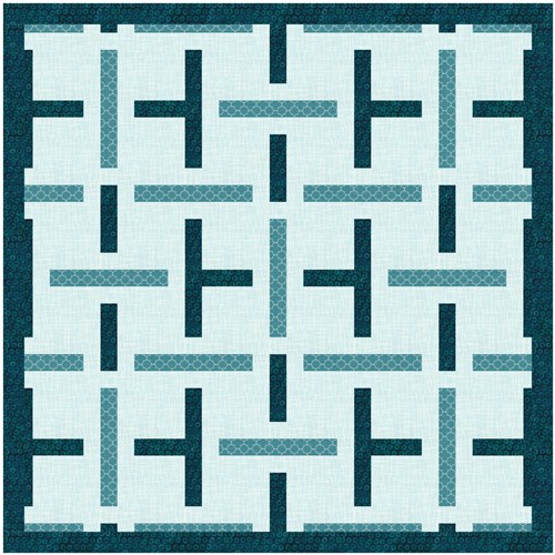 Cross Hatch  Quilt Block  FPP Pattern