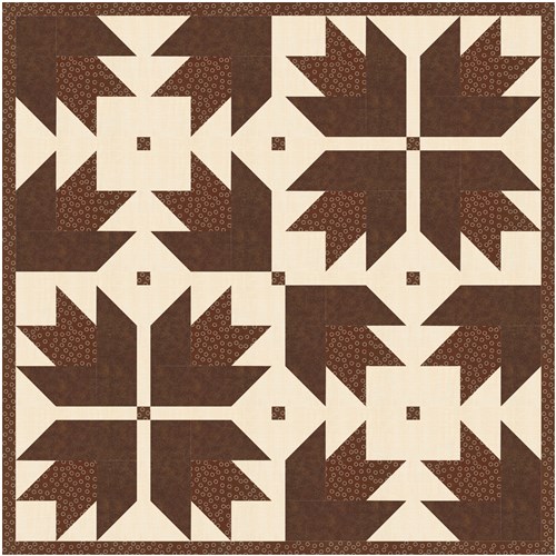 Bear Claw  Quilt Block  FPP Pattern