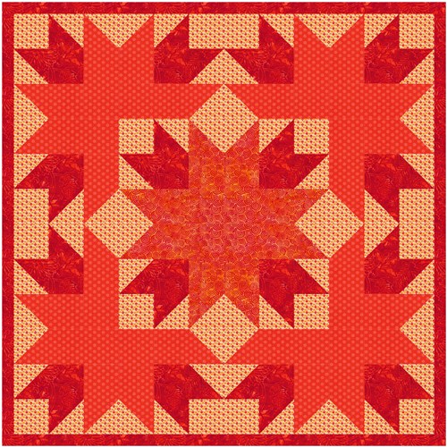 Bear Claw  Quilt Block  FPP Pattern