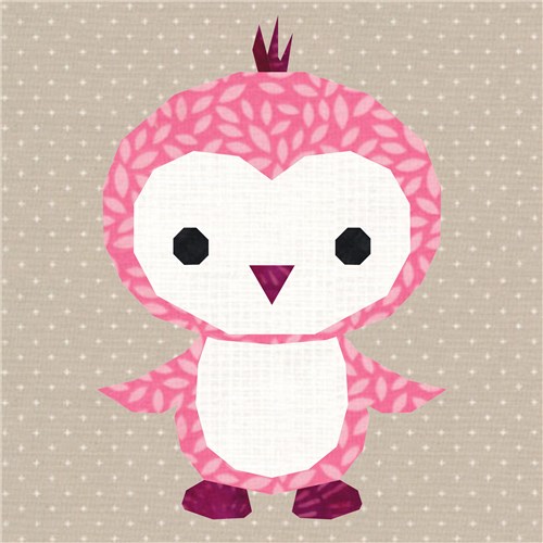 Penguin  Quilt Block  FPP Pattern