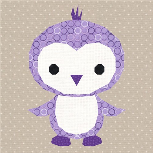 Penguin  Quilt Block  FPP Pattern