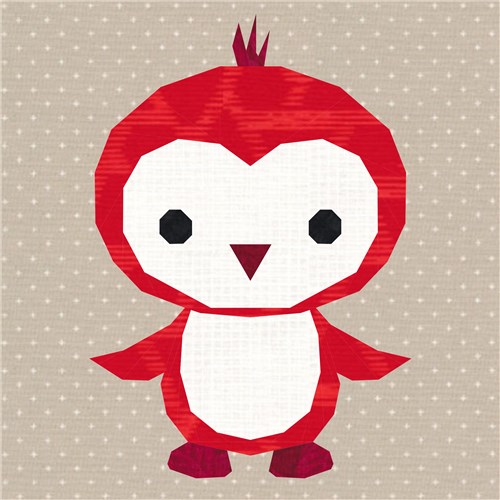 Penguin  Quilt Block  FPP Pattern