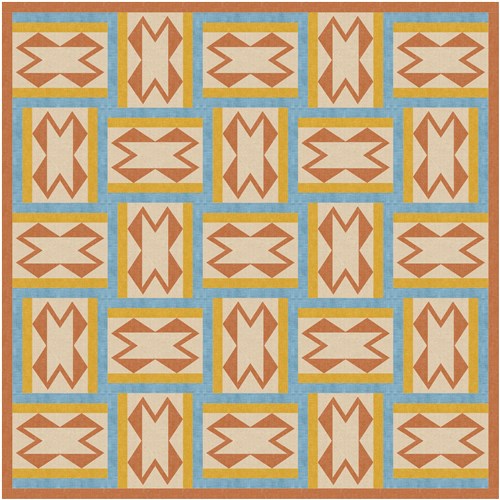 Crossroads  Quilt Block  FPP Pattern