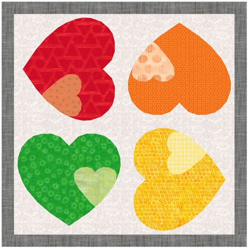 A Piece of Me  Quilt Block  FPP Pattern