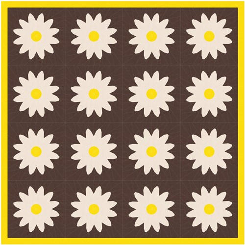 Daisy Daisy  Quilt Block  FPP Pattern