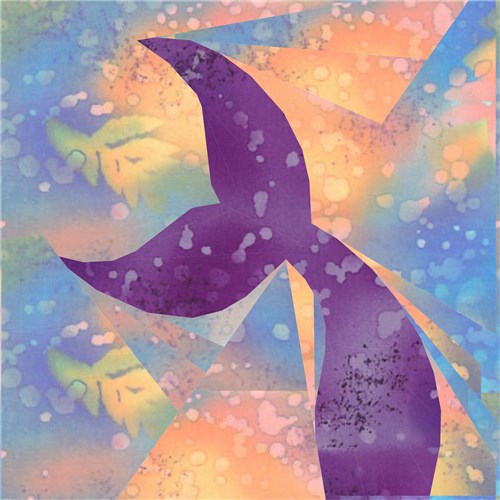 A Mermaid's Tale  Quilt Block  FPP Pattern