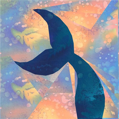 A Mermaid's Tale  Quilt Block  FPP Pattern