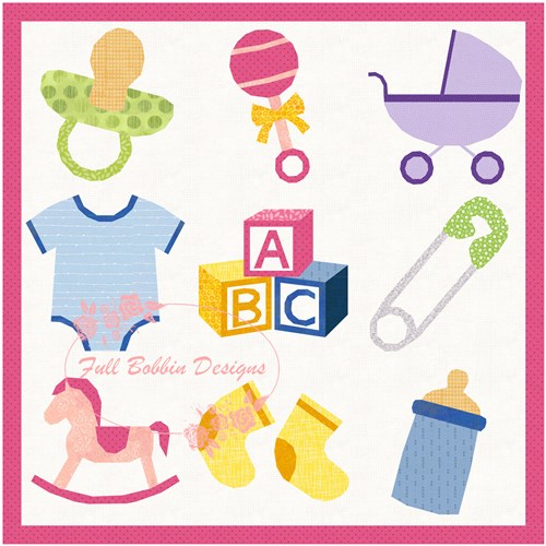 Rocking Horse Quilt Block  FPP Pattern