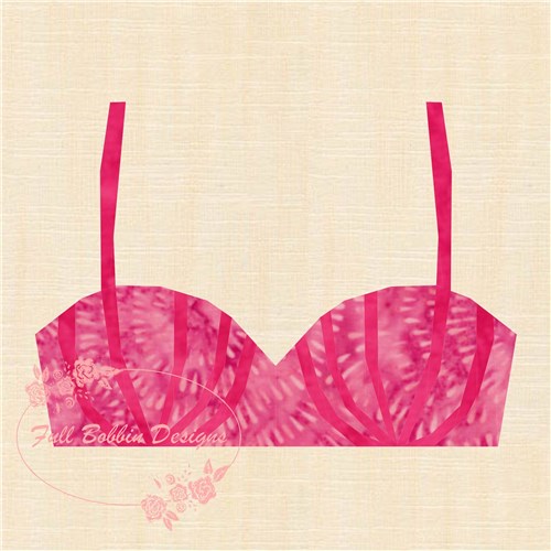 Balcony Bra Quilt Block  FPP Pattern
