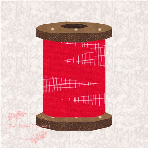 Spools of Thread Sewing Notions  Quilt Block  FPP Pattern