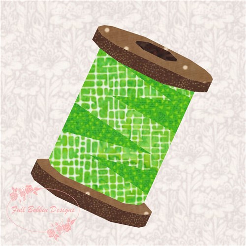 Spools of Thread Sewing Notions  Quilt Block  FPP Pattern