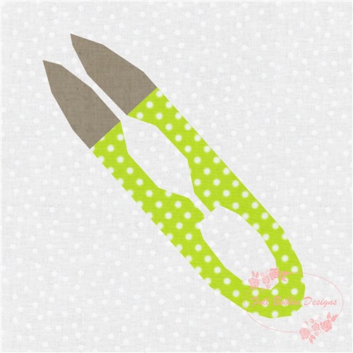 Thread Snips Sewing Notions  Quilt Block  FPP Pattern