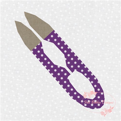 Thread Snips Sewing Notions  Quilt Block  FPP Pattern