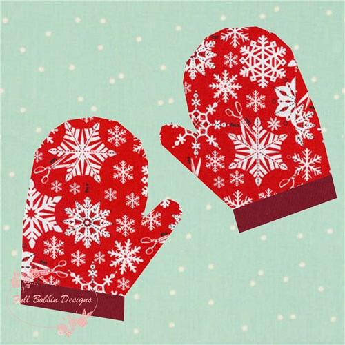 Mittens  Quilt Block  FPP Pattern