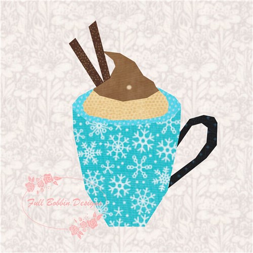 Hot Chocolate  Quilt Block  FPP Pattern