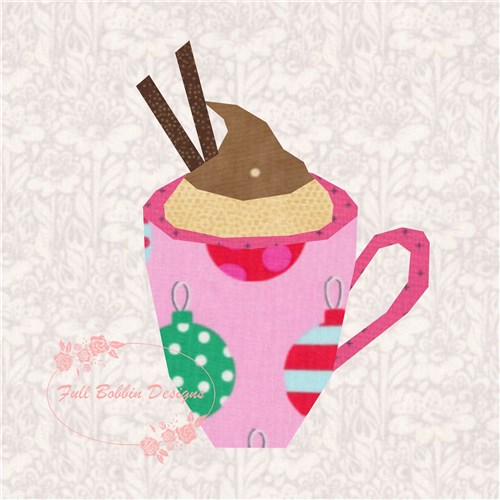 Hot Chocolate  Quilt Block  FPP Pattern