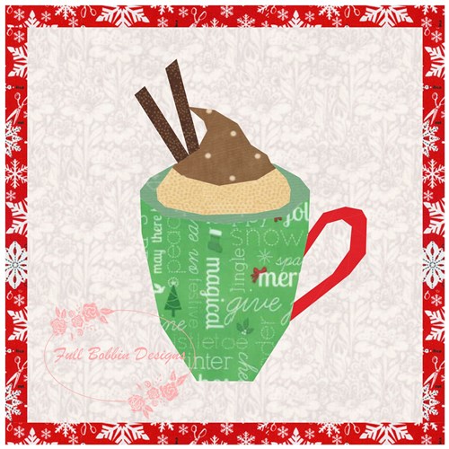 Hot Chocolate  Quilt Block  FPP Pattern