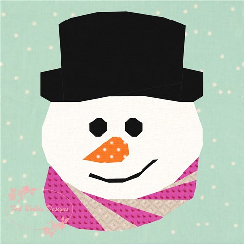 Frosty the Snowman  Quilt Block  FPP Pattern