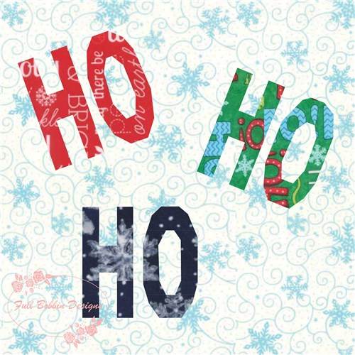 Ho Ho Ho! Quilt Block  FPP Pattern