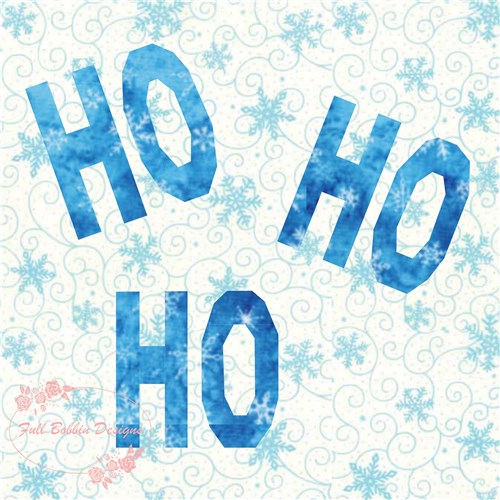 Ho Ho Ho! Quilt Block  FPP Pattern