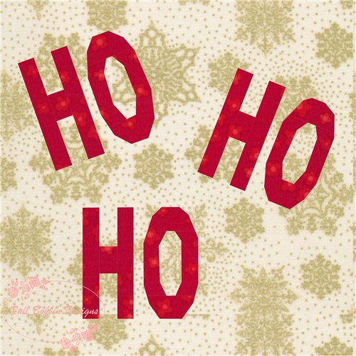 Ho Ho Ho! Quilt Block  FPP Pattern