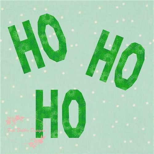Ho Ho Ho! Quilt Block  FPP Pattern