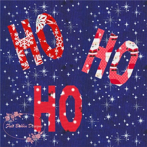 Ho Ho Ho! Quilt Block  FPP Pattern