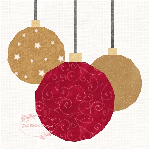 Baubles  Quilt Block  FPP Pattern