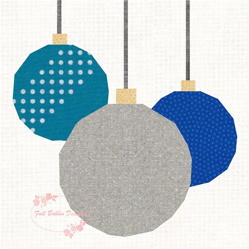 Baubles  Quilt Block  FPP Pattern