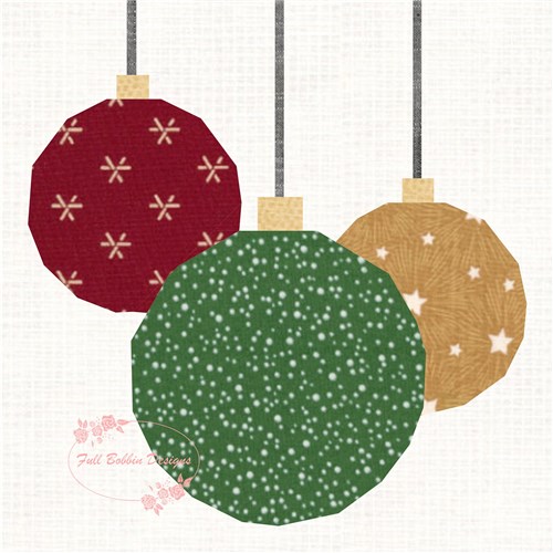 Baubles  Quilt Block  FPP Pattern