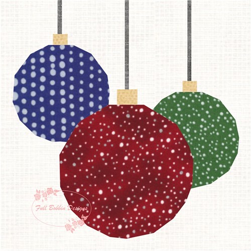 Baubles  Quilt Block  FPP Pattern