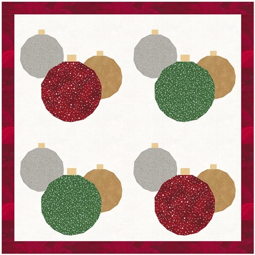 Baubles  Quilt Block  FPP Pattern