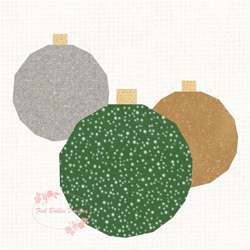 Baubles  Quilt Block  FPP Pattern