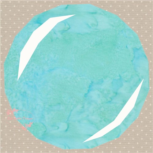 Forever Blowing Bubbles  Quilt Block  FPP Pattern